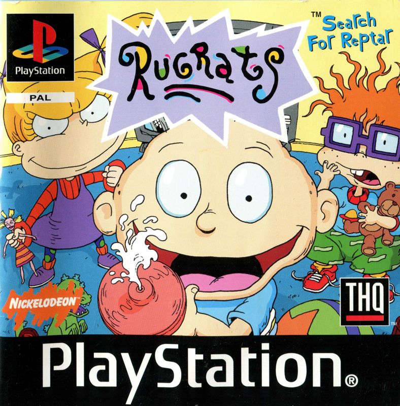 Manual for Rugrats: Search for Reptar (PlayStation): Front