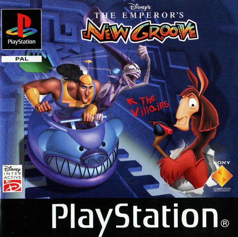 Manual for Disney's The Emperor's New Groove (PlayStation): Front