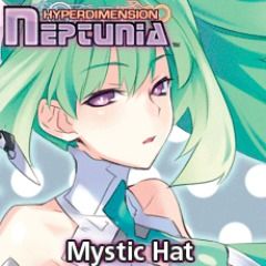 Front Cover for Hyperdimension Neptunia: Mystic Hat (Green Heart) (PlayStation 3) (download release)