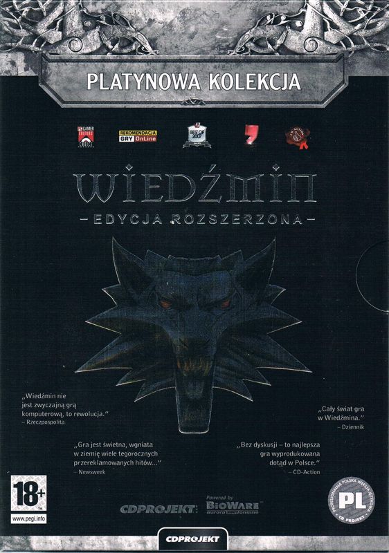 Front Cover for The Witcher: Enhanced Edition - Platinum Edition (Windows)