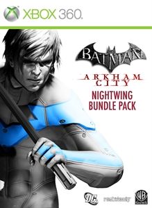 Front Cover for Batman: Arkham City - Nightwing Bundle Pack (Xbox 360) (XBox Marketplace release)