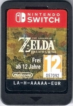 The Legend of Zelda: Breath of the Wild cover or packaging material ...