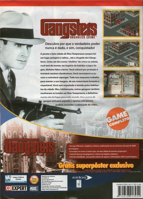 Manual for Gangsters: Organized Crime (Windows) (CD Expert covermount): Magazine - Back