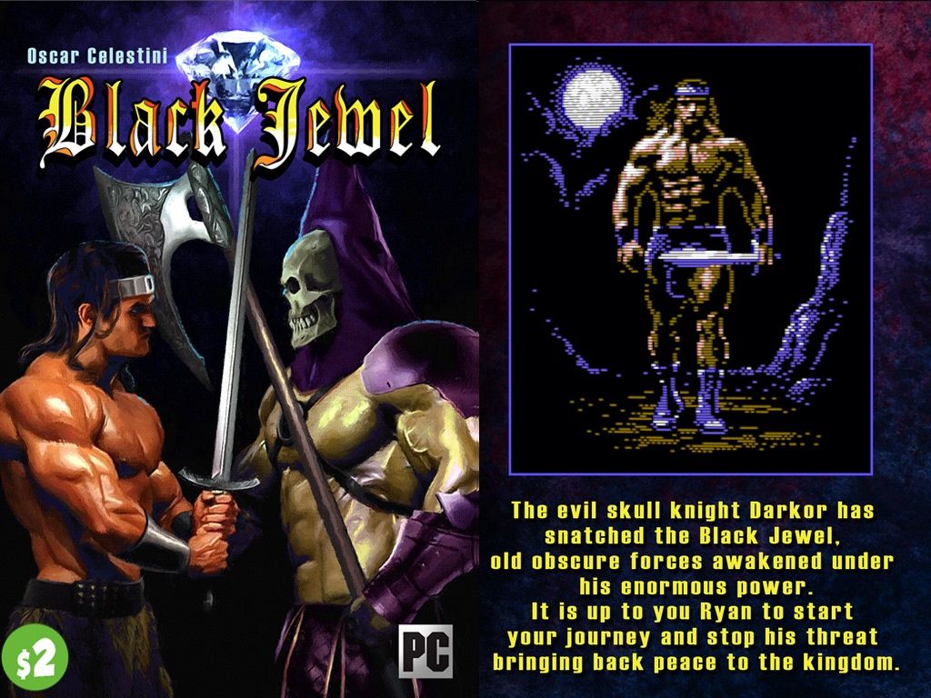 Front Cover for Black Jewel (Windows) (Sellfy release)