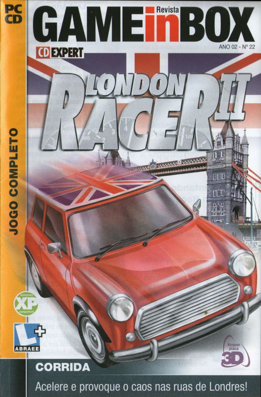 Manual for London Racer II (Windows) (GAMEinBOX year 2 - number 2 covermount): Front
