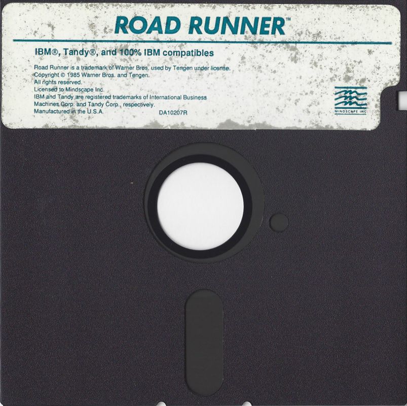 Media for Arcade Mega-Hits Volume 1 (DOS): Road Runner Disk
