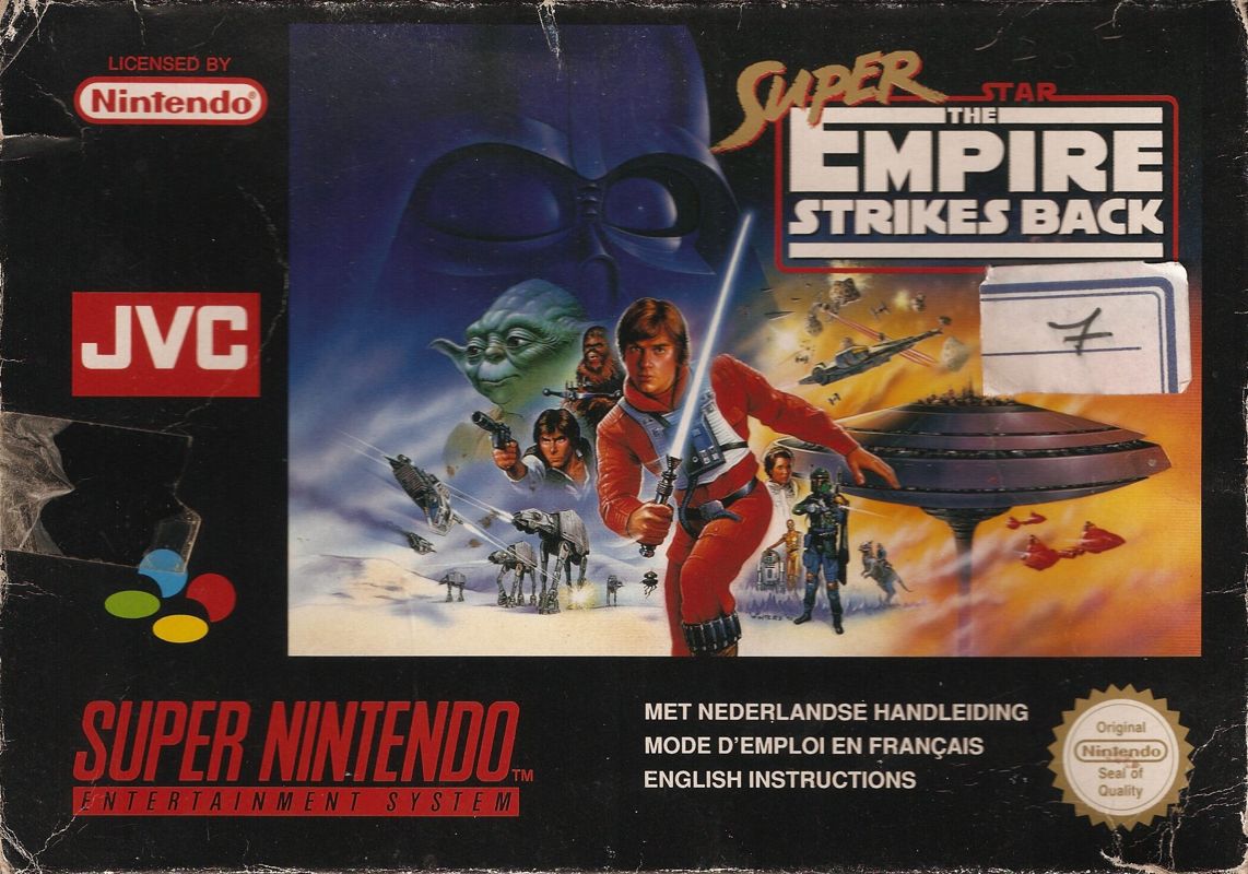 Front Cover for Super Star Wars: The Empire Strikes Back (SNES)