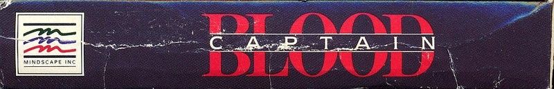 Spine/Sides for Captain Blood (Commodore 64)