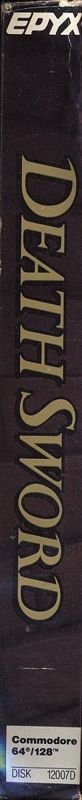 Spine/Sides for Death Sword (Commodore 64)