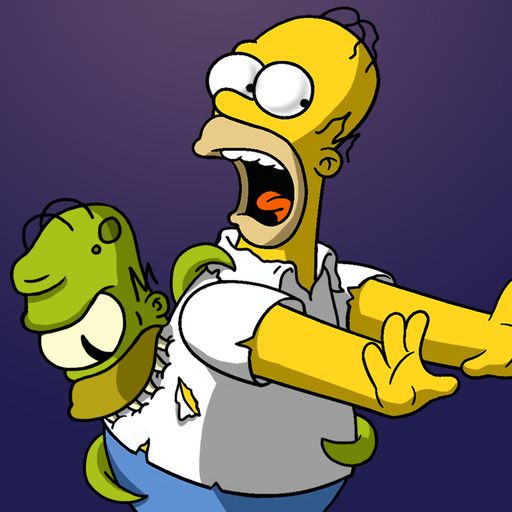 Front Cover for The Simpsons: Tapped Out (iPad and iPhone): Treehouse of Horror 2014