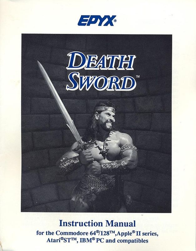 Manual for Death Sword (Commodore 64)