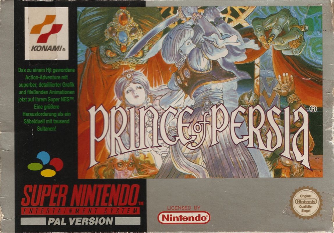 Front Cover for Prince of Persia (SNES)