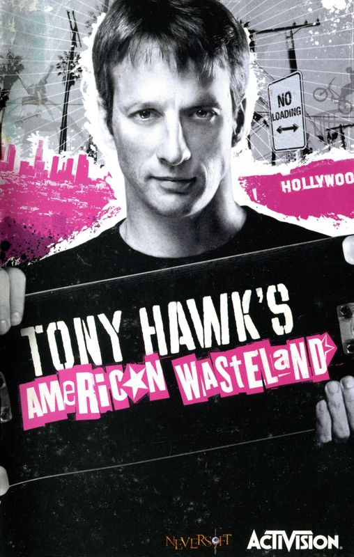Manual for Tony Hawk's American Wasteland (PlayStation 2): Front