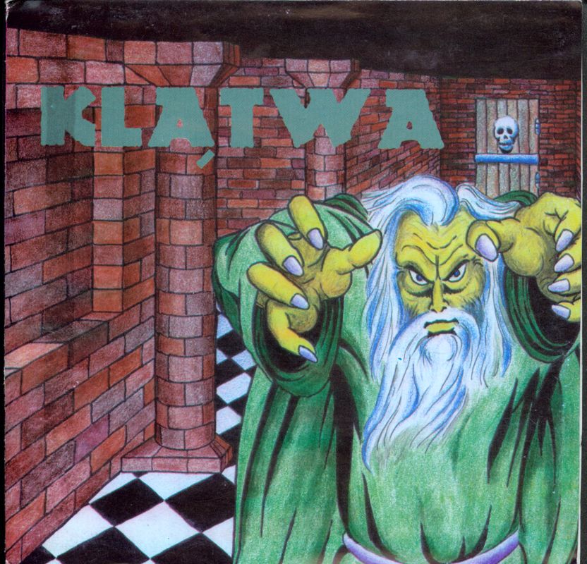 Front Cover for Klątwa (Atari 8-bit) (5.25" disk release - alternate)