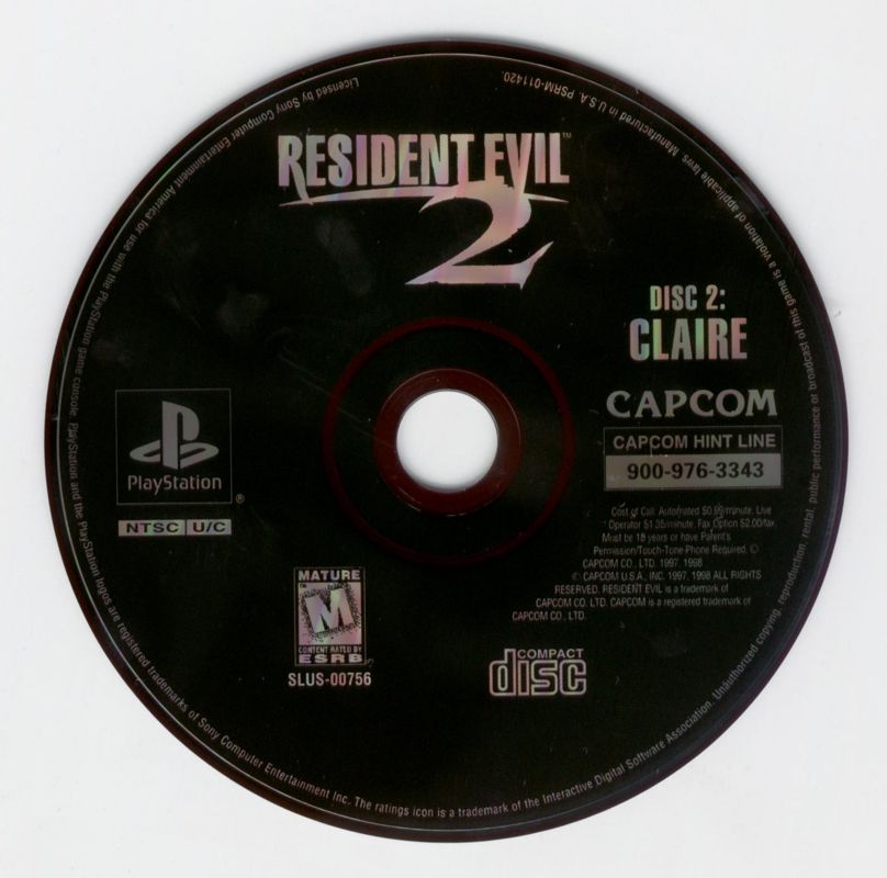 Media for Resident Evil 2 (PlayStation) (Greatest Hits Release): Disc 2 - Claire