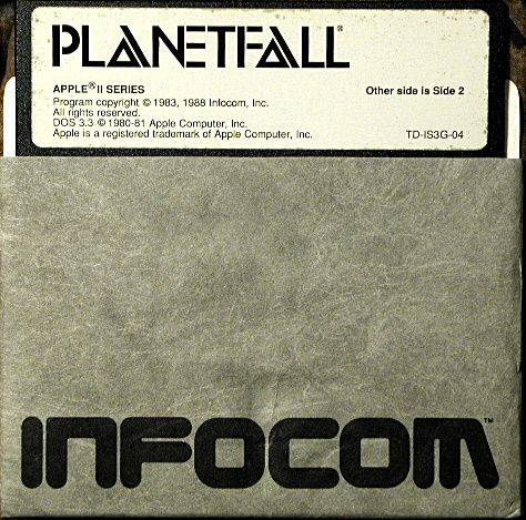 Media for Planetfall (Apple II) (Solid Gold release)