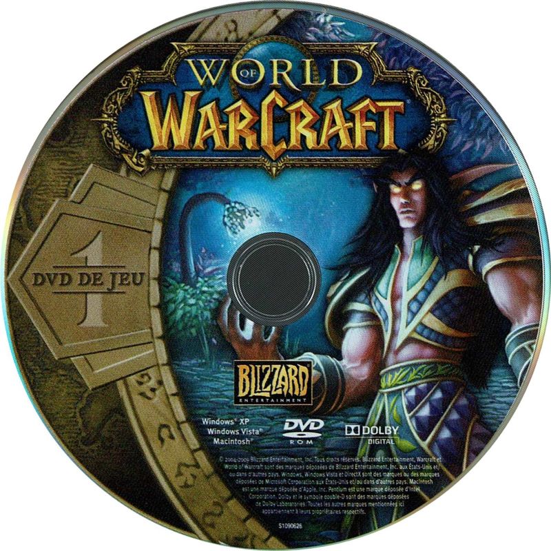 Media for World of WarCraft (Macintosh and Windows) (DVD release (2009)): Disc 1