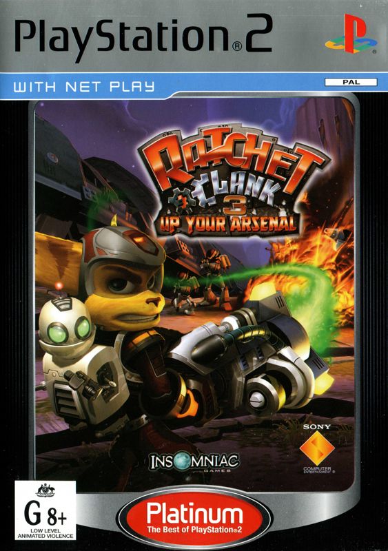 Ratchet & Clank Up Your Arsenal cover or packaging material MobyGames