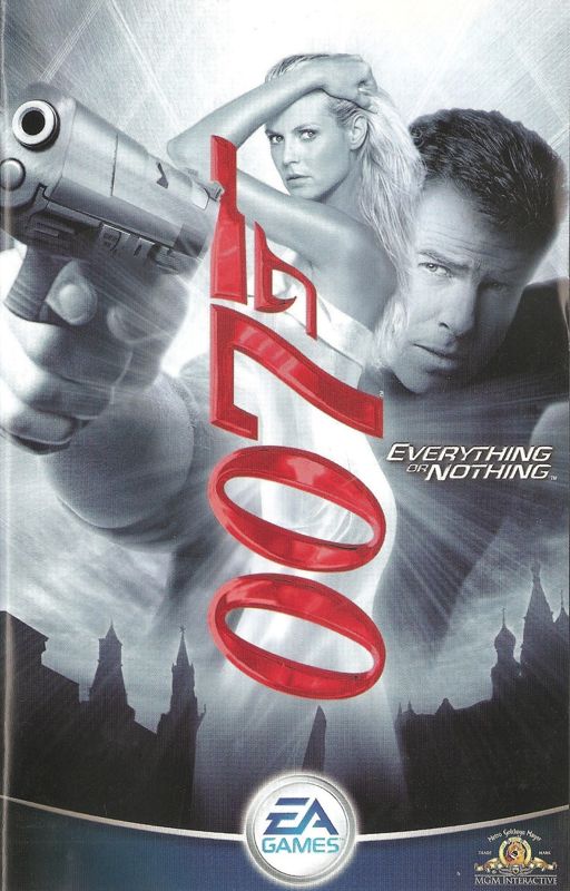 Manual for 007: Everything or Nothing (PlayStation 2): Front