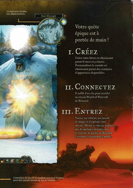 Inside Cover for World of WarCraft (Macintosh and Windows) (DVD release (2009)): Inside Flap #4