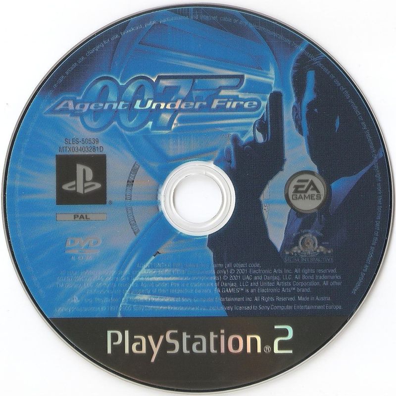 Media for 007: Agent Under Fire (PlayStation 2)