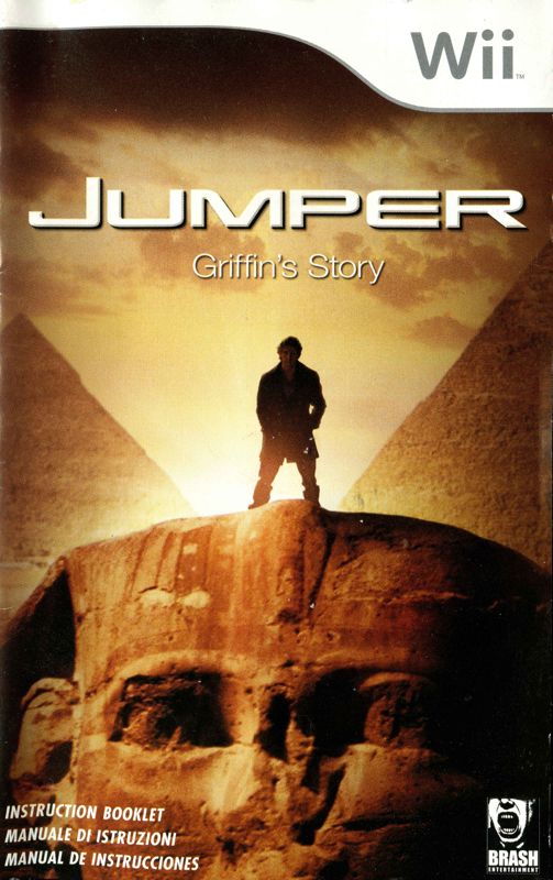 Manual for Jumper: Griffin's Story (Wii): Front
