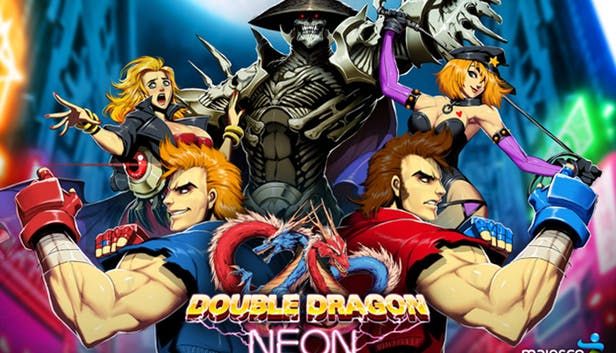 Front Cover for Double Dragon Neon (Windows) (Humble Store release)
