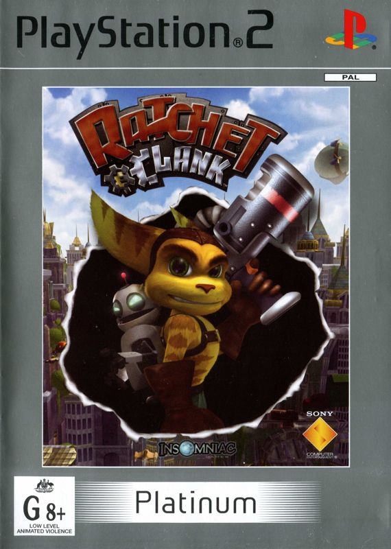 Front Cover for Ratchet & Clank (PlayStation 2) (Platinum release)