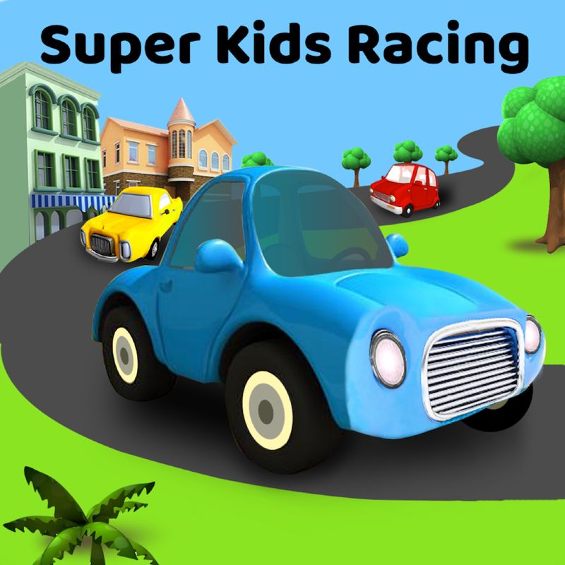 Front Cover for Super Kids Racing (PlayStation 4) (download release)