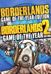 Front Cover for Borderlands: Game of the Year Edition / Borderlands 2: Game of the Year Edition (Windows) (GamersGate release)