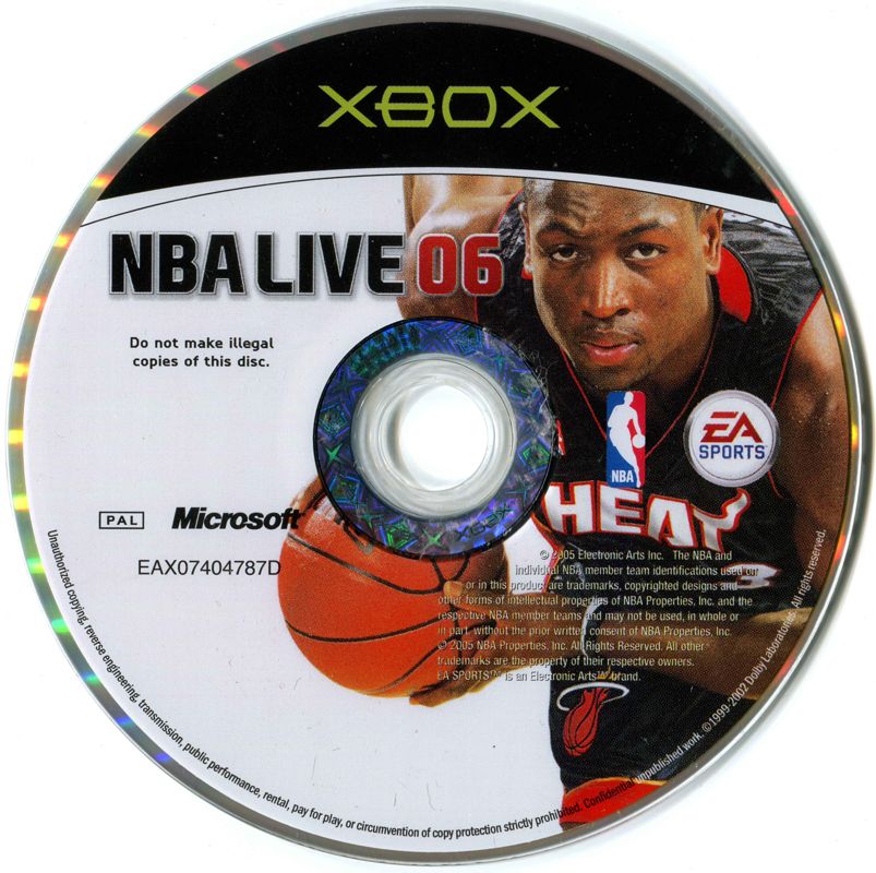 Media for NBA Live 06 (Xbox)