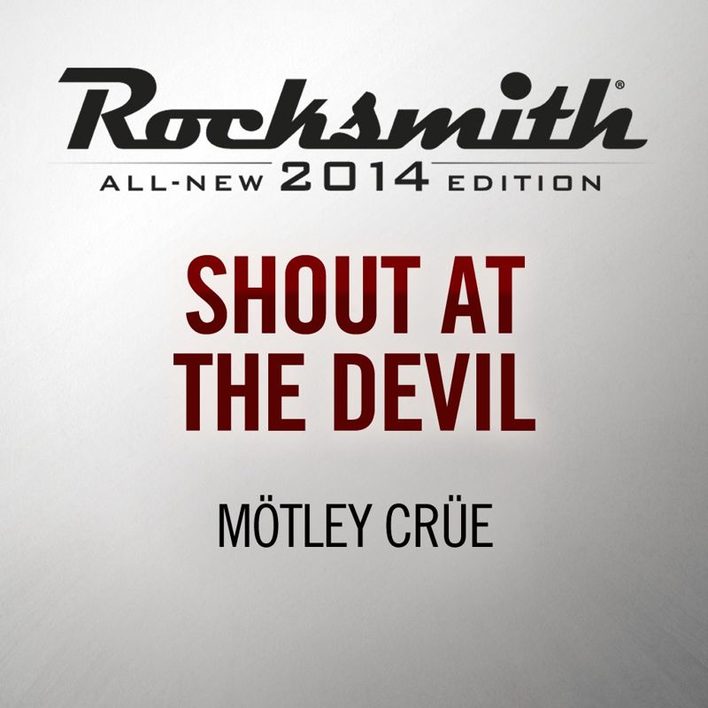 Front Cover for Rocksmith: All-new 2014 Edition - Mötley Crüe: Shout at the Devil (PlayStation 3 and PlayStation 4) (download release)