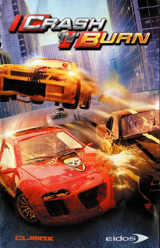 Manual for Crash 'N' Burn (PlayStation 2): Front