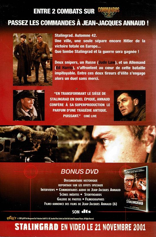 Advertisement for Commandos 2: Men of Courage (Windows): Back