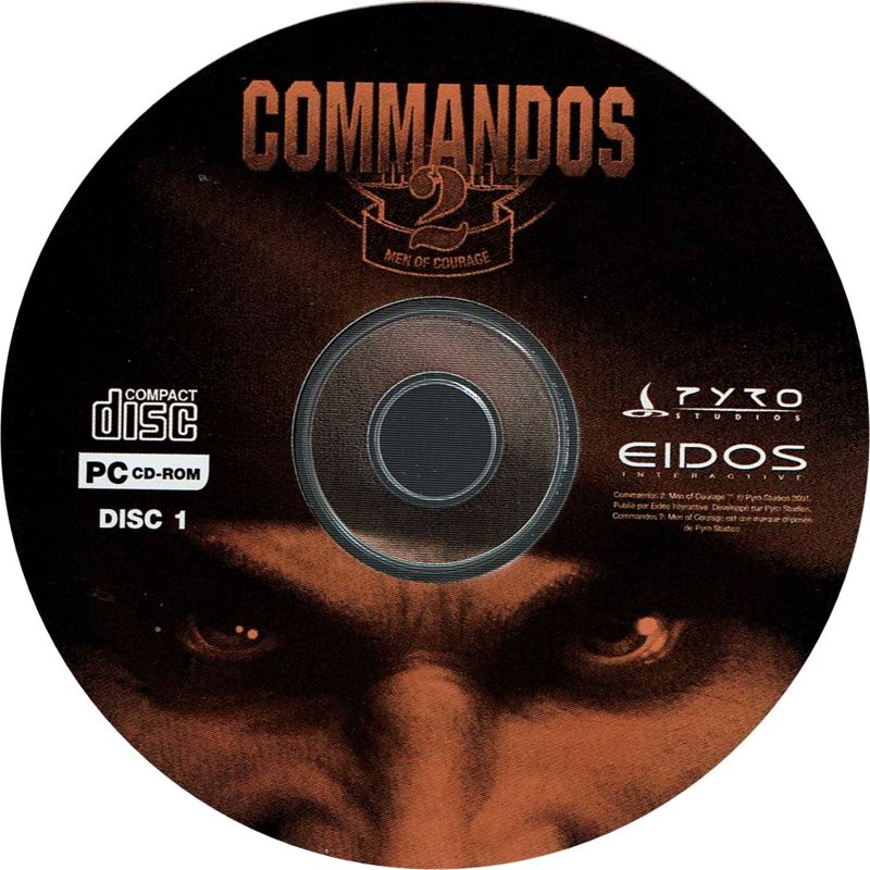 Media for Commandos 2: Men of Courage (Windows): Disc 1