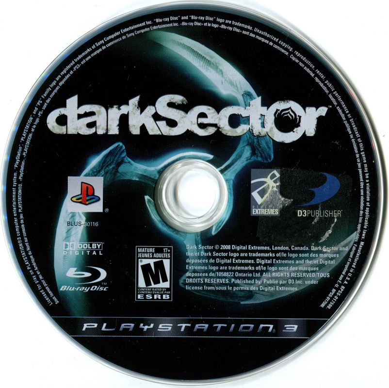 Media for Dark Sector (PlayStation 3)