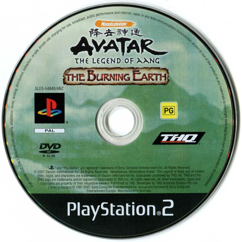 Media for Avatar: The Last Airbender - The Burning Earth (PlayStation 2)