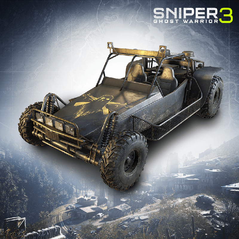 Front Cover for Sniper: Ghost Warrior 3 - Buggy Vehicle (PlayStation 4) (download release)