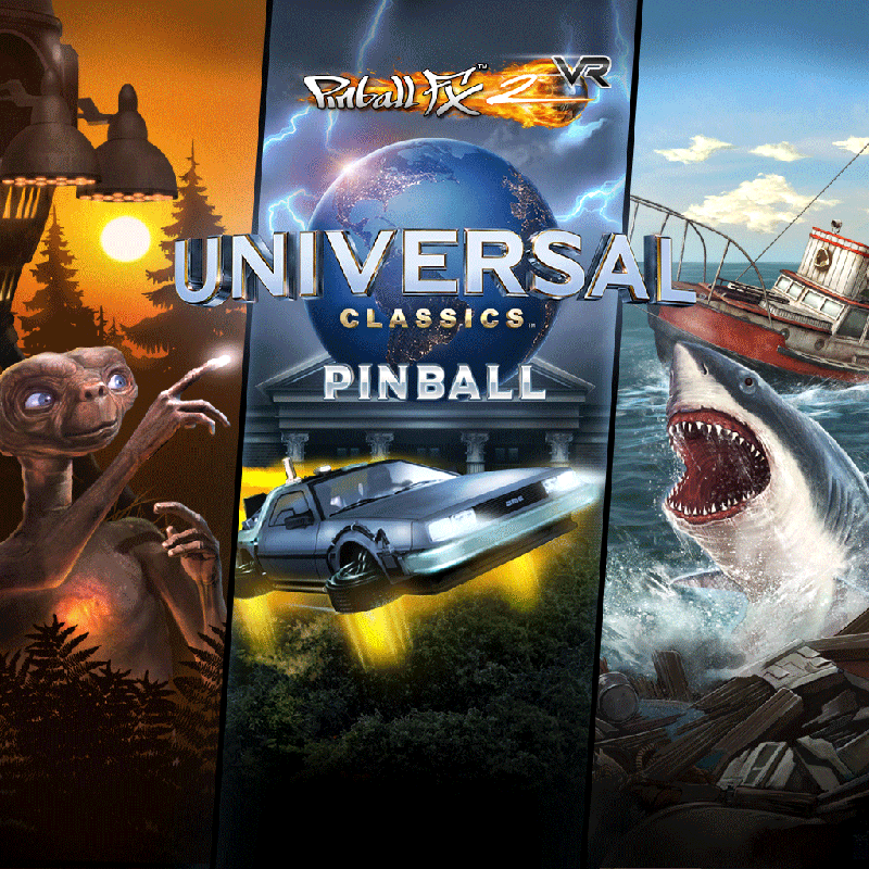 Front Cover for Pinball FX2 VR: Universal Classics Pinball (PlayStation 4) (download release)