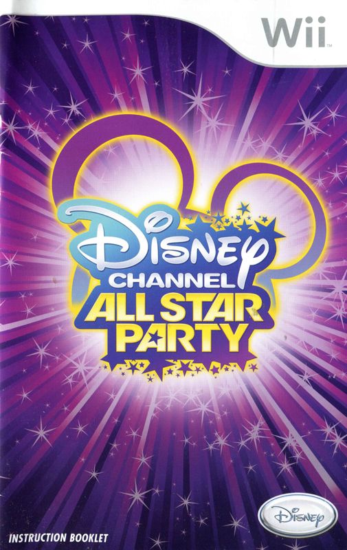 Manual for Disney Channel: All Star Party (Wii): Front
