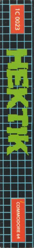Spine/Sides for Hektik (Commodore 64) (Mastertronic 199 Range)