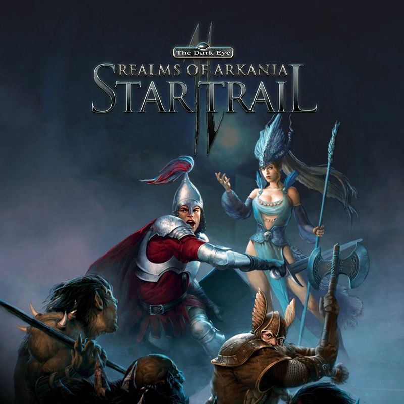Front Cover for The Dark Eye: Realms of Arkania - Star Trail (PlayStation 4) (download release)