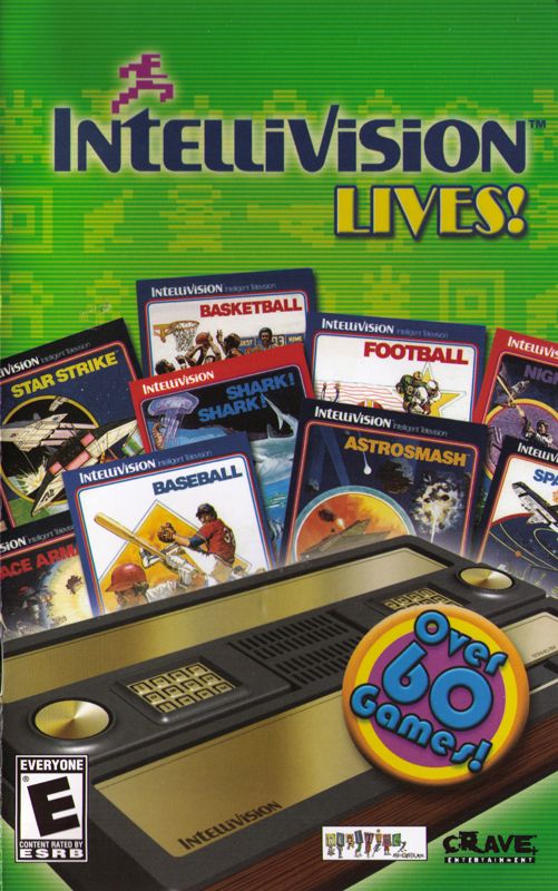 Manual for Intellivision Lives! (PlayStation 2): Front