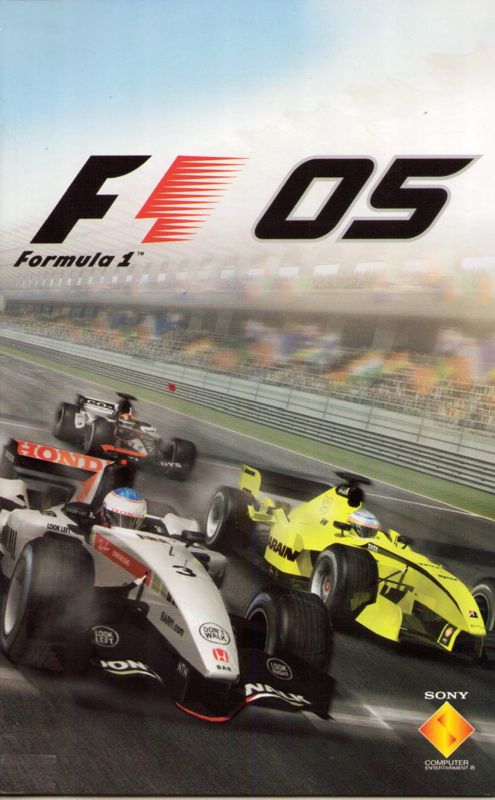 Manual for Formula One 05 (PlayStation 2) (Platinum release): Front