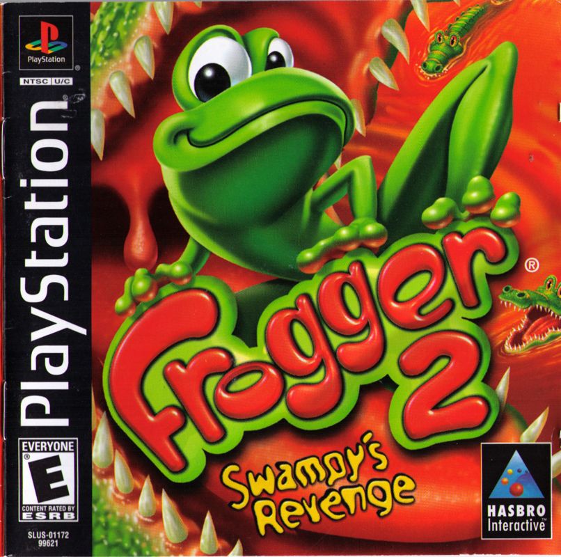 Frogger 2 Swampy's Revenge cover or packaging material MobyGames
