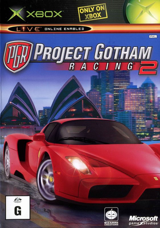 Front Cover for Project Gotham Racing 2 (Xbox) ("Not for Resale" release)