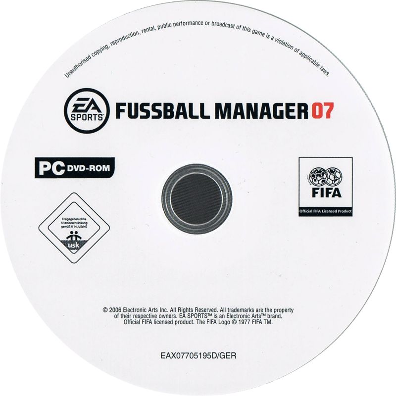Media for FIFA Manager 07 (Windows) (EA Sports Classics release)