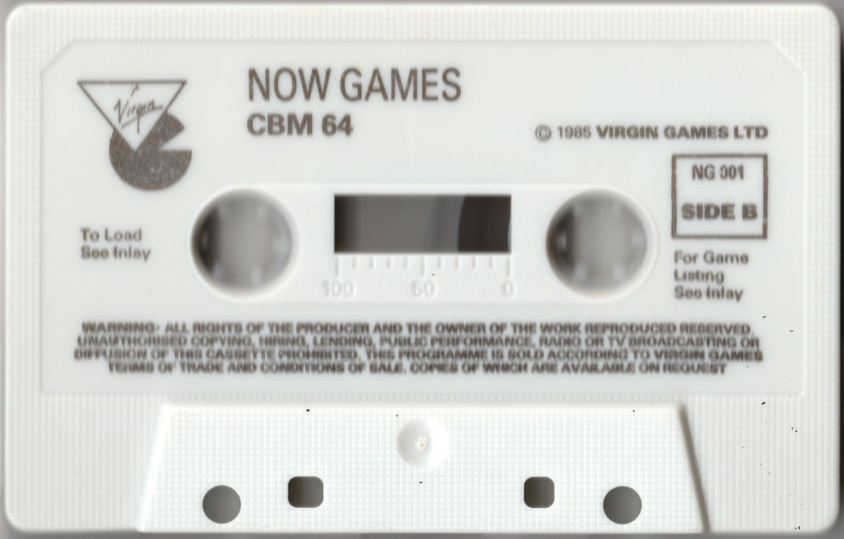 Media for Now Games (Commodore 64): Side B