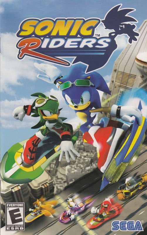 Manual for Sonic Riders (PlayStation 2) (Greatest Hits release): Front