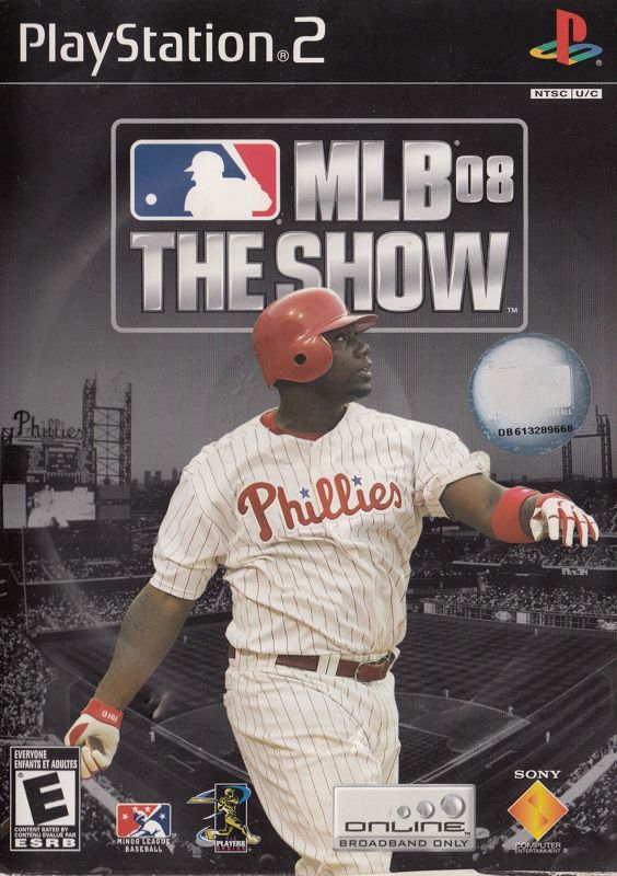 Front Cover for MLB 08: The Show (PlayStation 2)